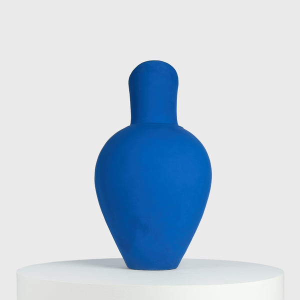 Oversized Pitcher Vase – Sculptural Cement Form