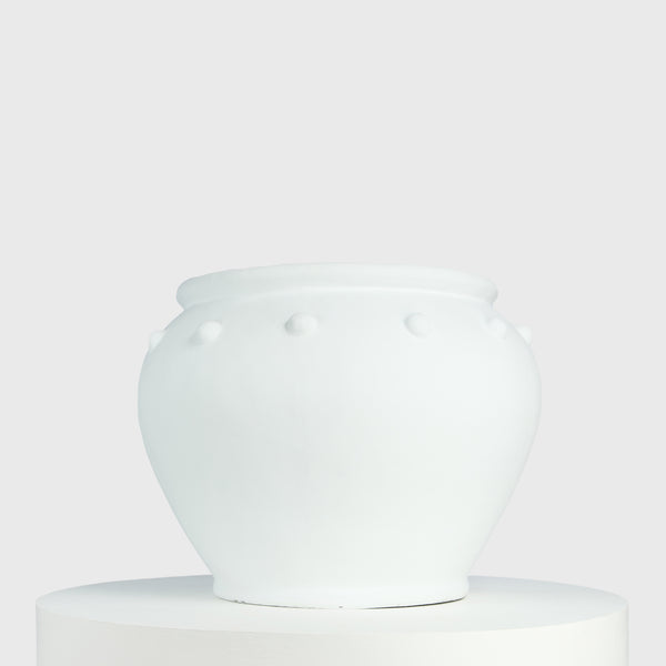 Helios Bowl – Sculptural Cement Vessel