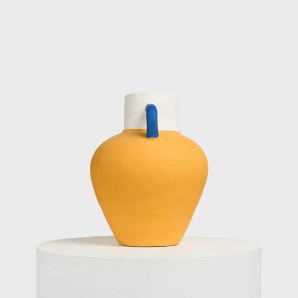 Amara Twin-Handled Clay Amphora