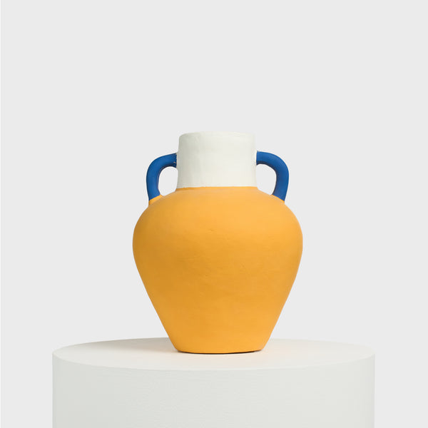 Amara Twin-Handled Clay Amphora