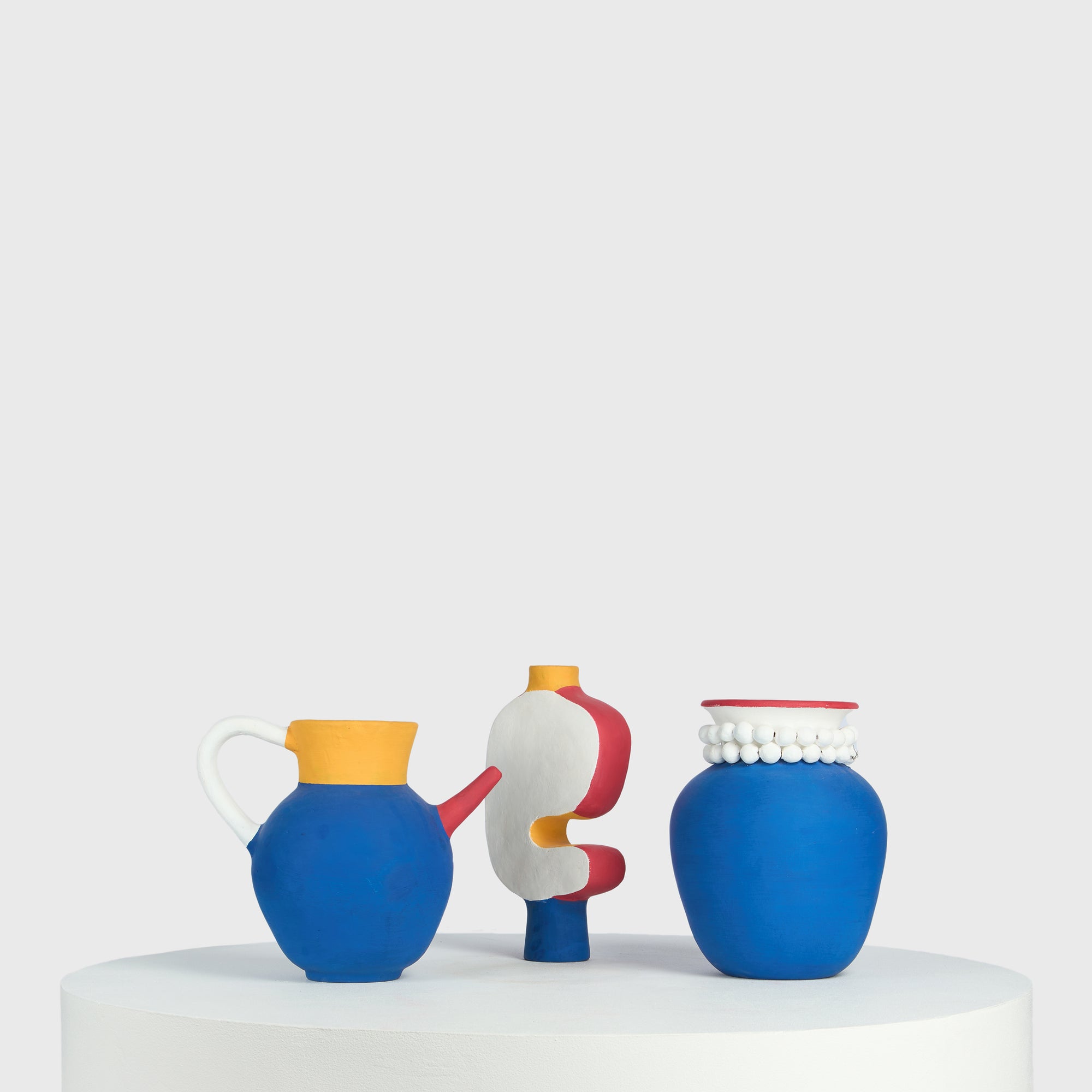 Chromatica Trio #1 - Handmade Clay Vessels