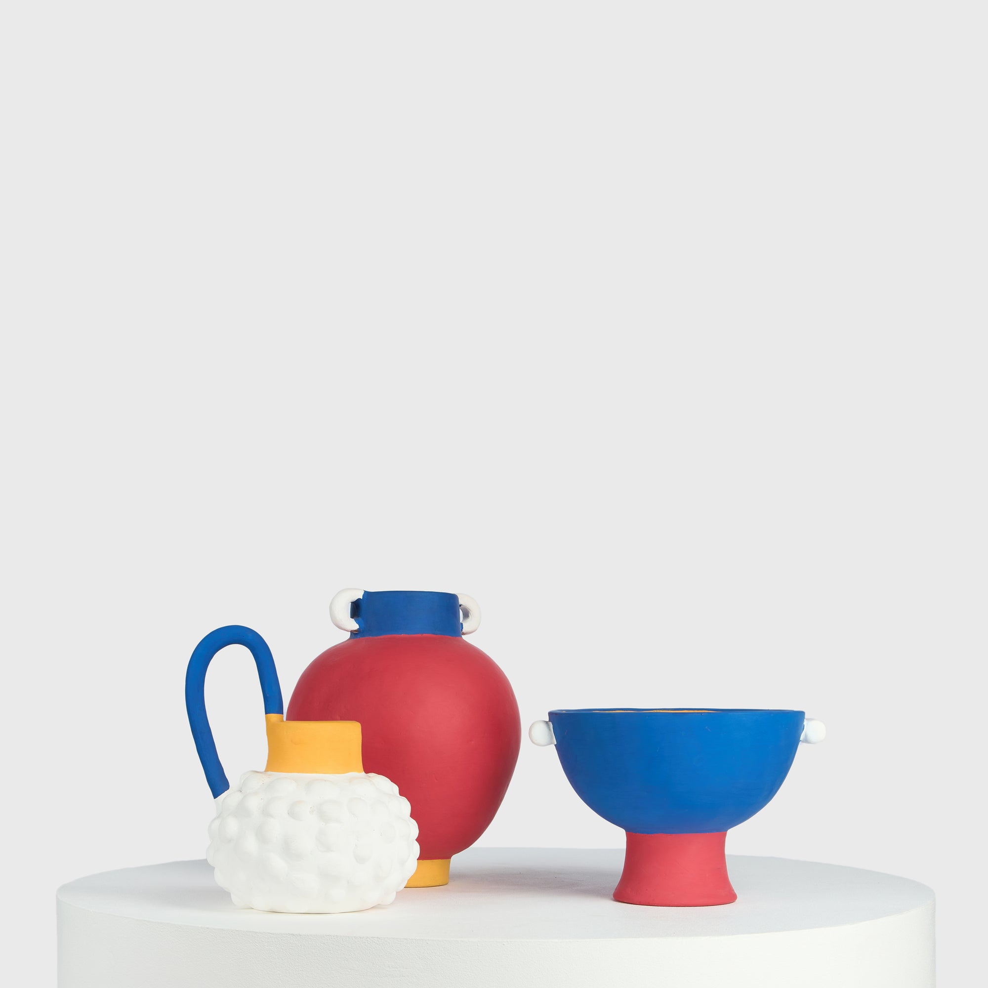 Chromatica Trio #2 - Handmade Clay Vessels