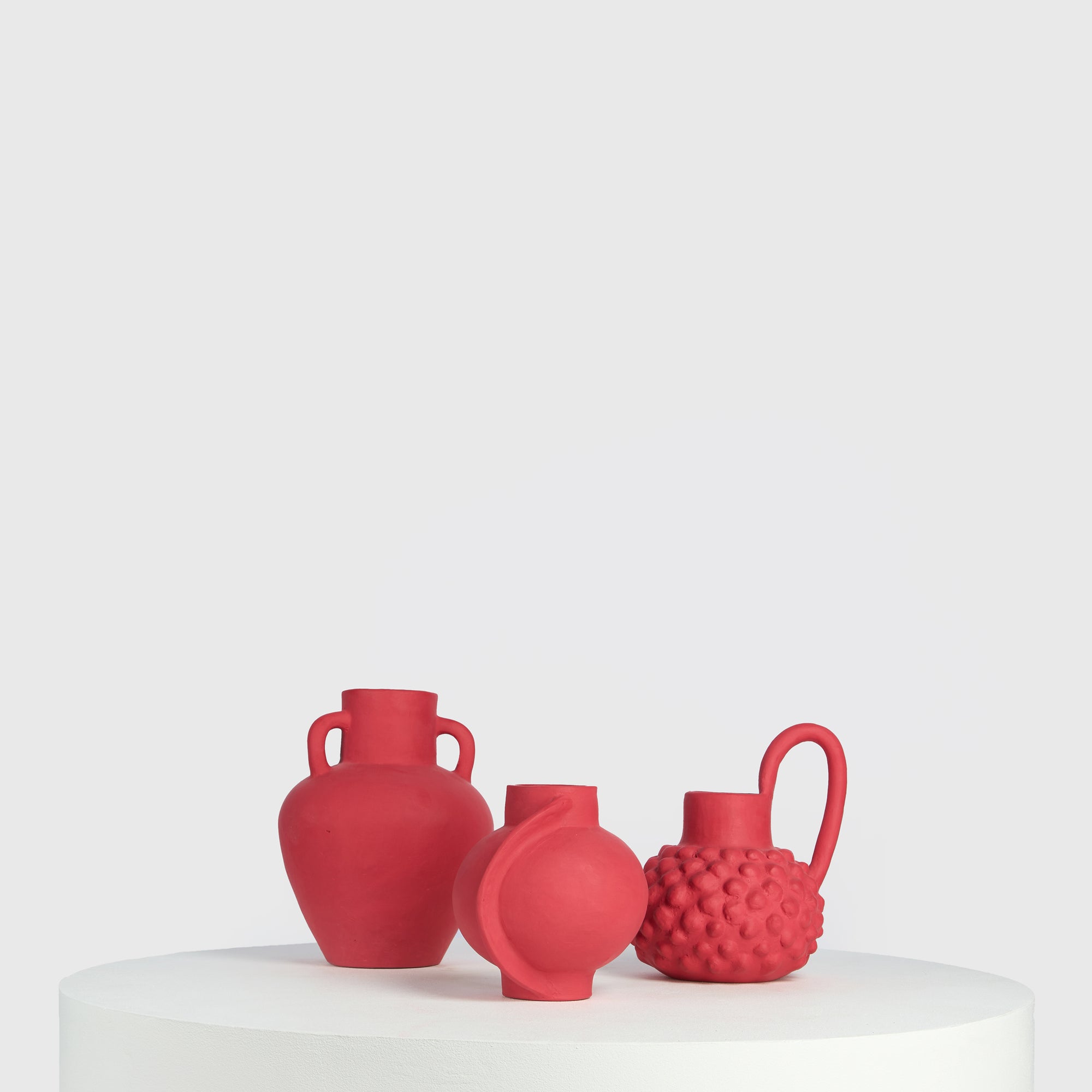 Terra Rosa Trio - Handmade Clay Vessels