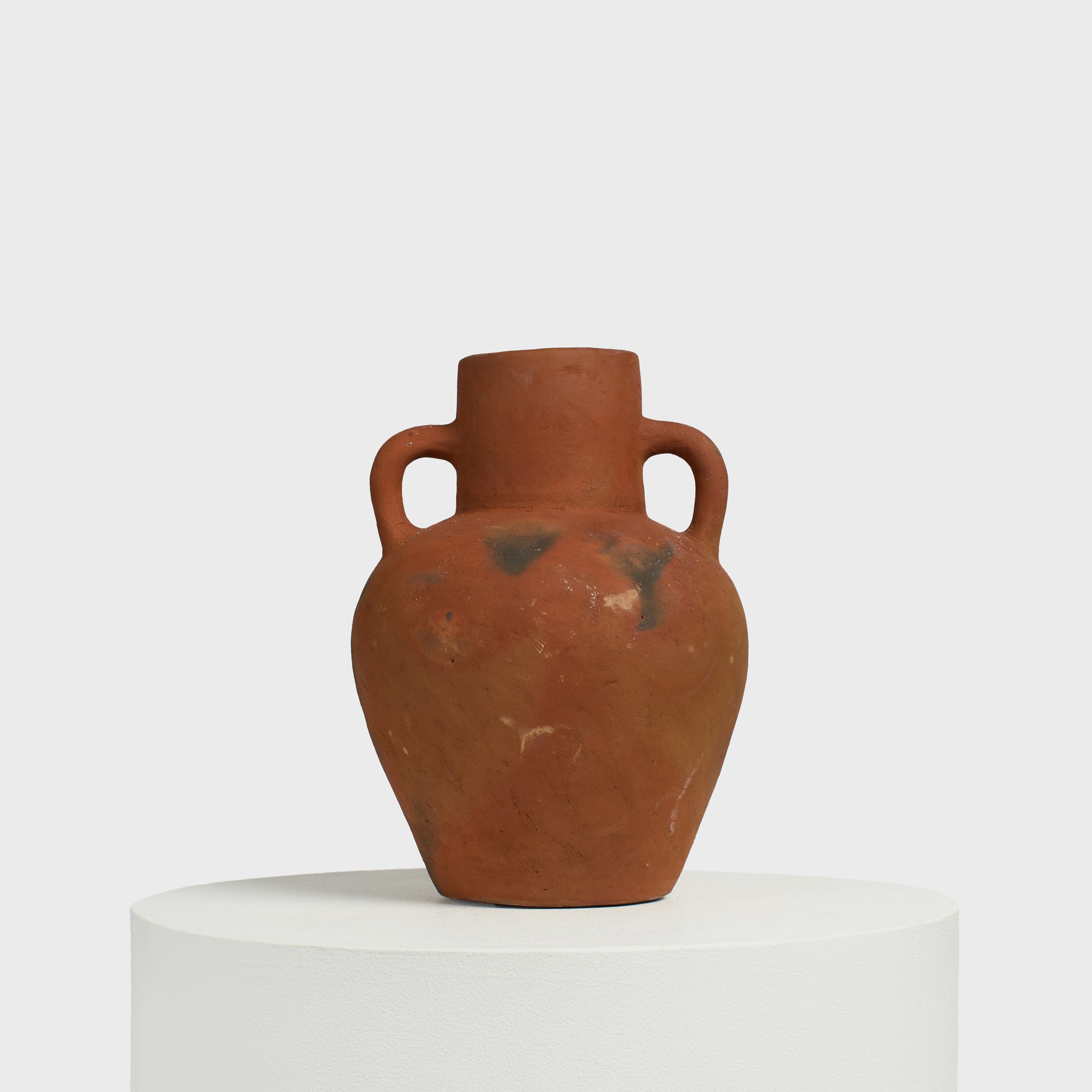 Amara Twin-Handled Clay Amphora