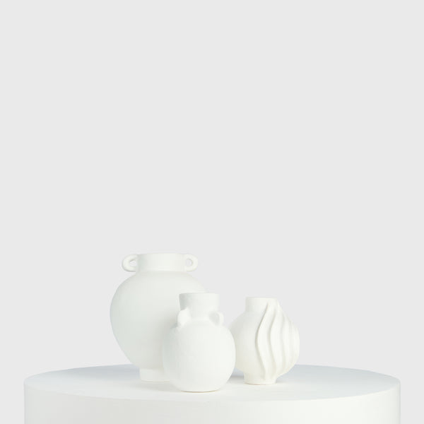 Etherea Trio - Handmade Raw Clay Vessels