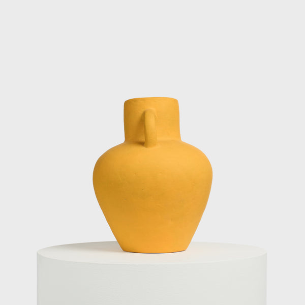 Amara Twin-Handled Clay Amphora